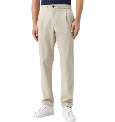 Men's Woven Chino Pants With Coulisse