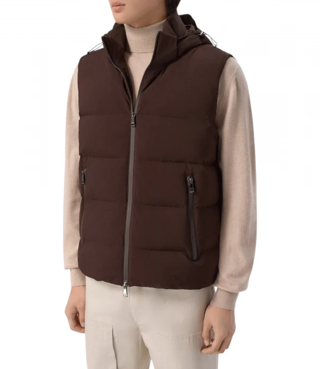 Men's Woven Down Waistcoat