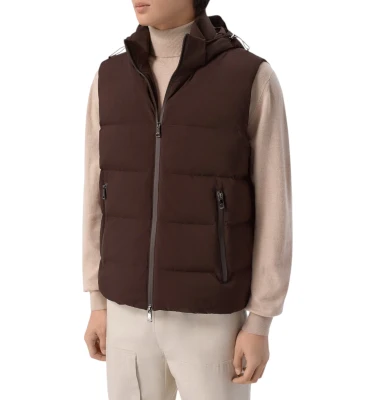 Men's Woven Down Waistcoat