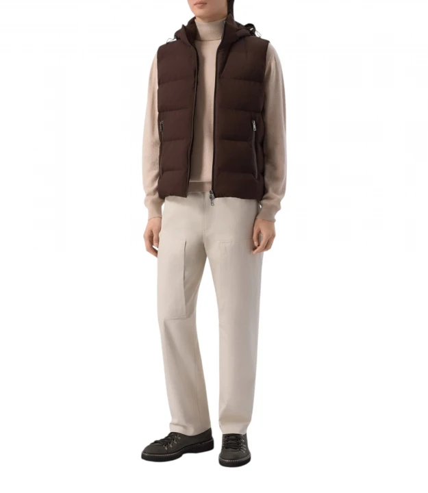 Men's Woven Down Waistcoat 3