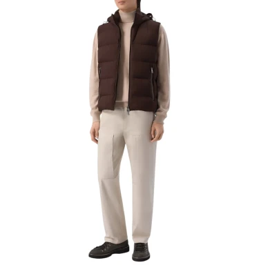 Men's Woven Down Waistcoat 3