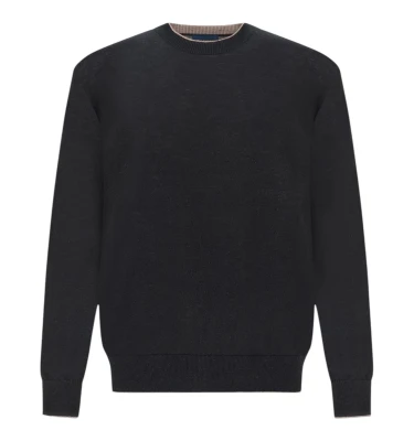 Men's Knitted Wool Roundneck Sweater