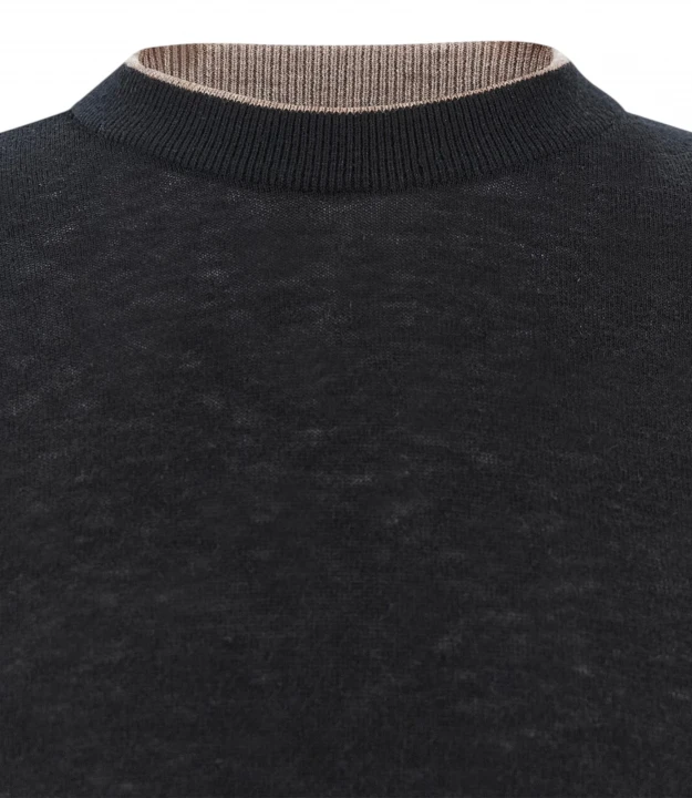 Men's Knitted Wool Roundneck Sweater 1