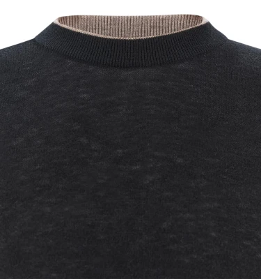 Men's Knitted Wool Roundneck Sweater 1