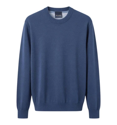 Wool Lyocell Crew-Neck