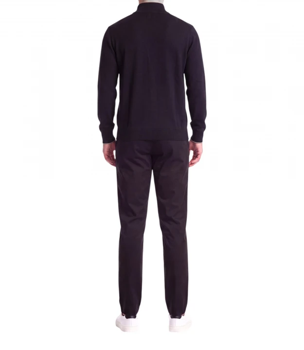 Men's Knitted Wool Zipped Sweater 2