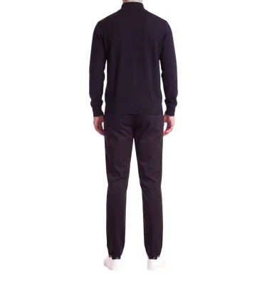 Men's Knitted Wool Zipped Sweater 2