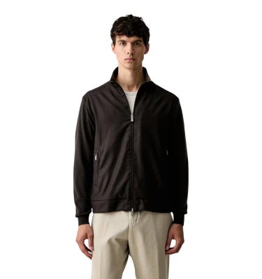 Hybrid Wool Zip Blouson