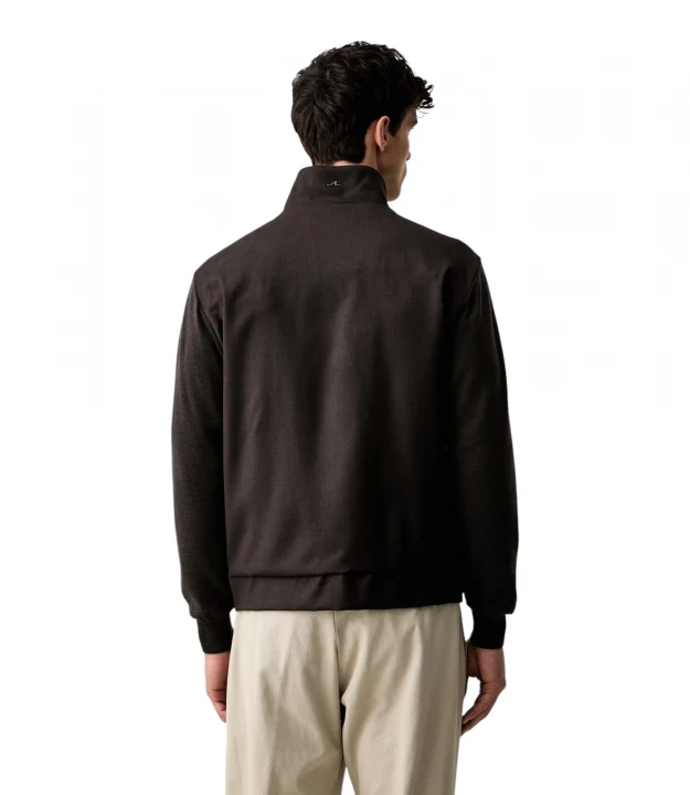 Hybrid Wool Zip Blouson 1