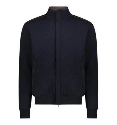 Men's Knitted Wool Zipped Sweater 2