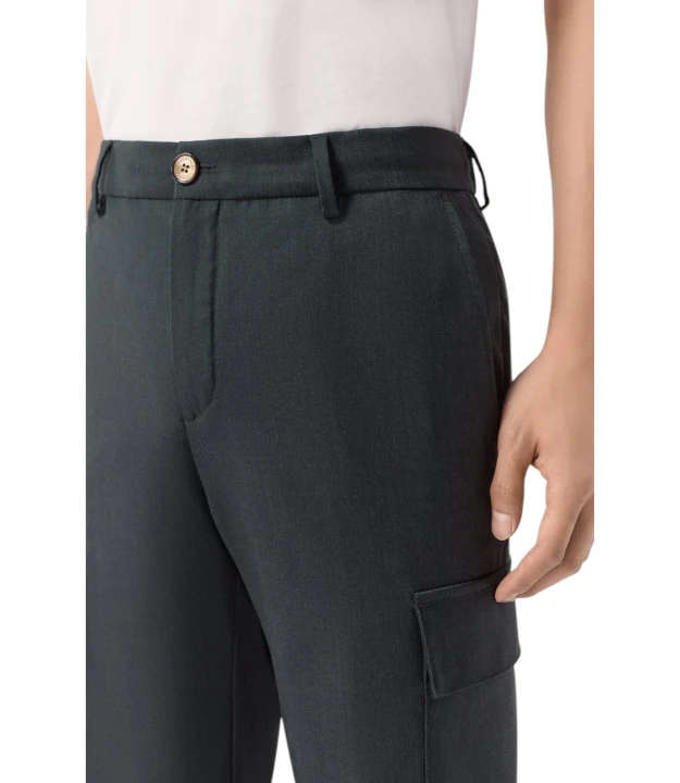 Men's Woven Cargo Trousers 2